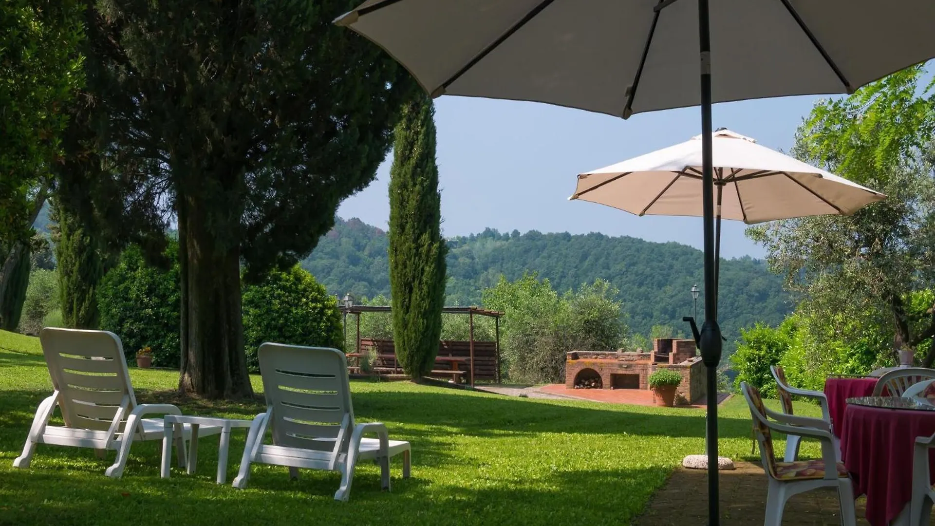 Panoramic Renovated Barn With Terrace And Pool Lejlighed Montaione