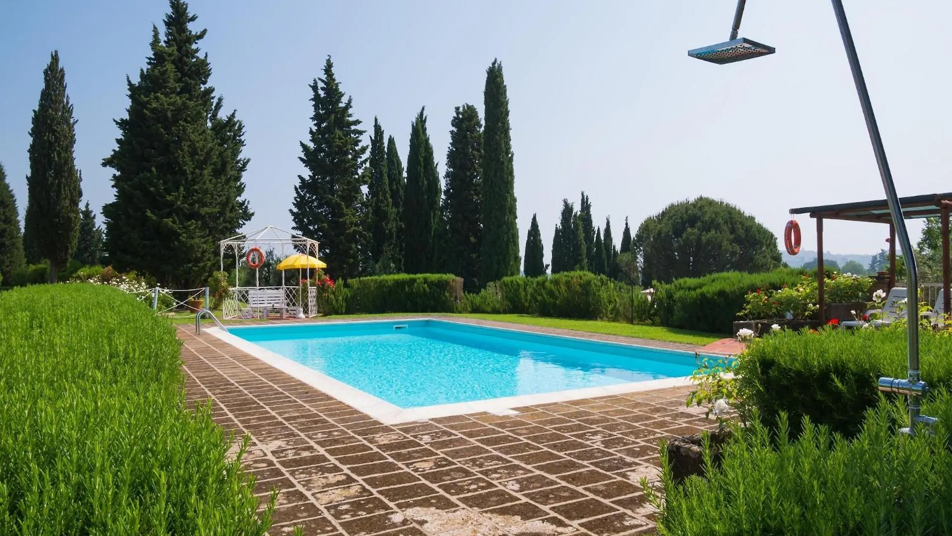 Panoramic Renovated Barn With Terrace And Pool Lejlighed Montaione